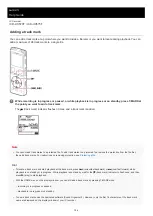 Preview for 106 page of Sony ICD-UX570F Help Manual