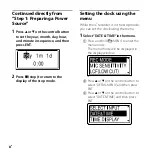 Preview for 8 page of Sony ICD-UX71F - Digital Flash Voice Recorder Quick Start Manual