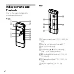 Предварительный просмотр 6 страницы Sony ICD UX80 Operating Instructions Manual