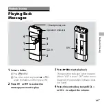 Предварительный просмотр 25 страницы Sony ICD UX80 Operating Instructions Manual