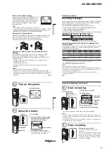 Preview for 5 page of Sony ICDBM1 - Memory Stick Media Digital Voice Recorder Service Manual