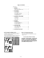 Предварительный просмотр 2 страницы Sony ICF-1000L Service Manual