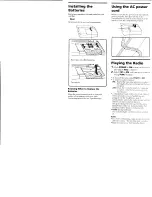 Предварительный просмотр 6 страницы Sony ICF-24 Operating Instructions Manual