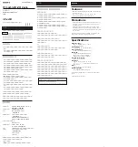 Sony ICF-620R Operating Instructions предпросмотр