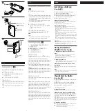 Preview for 2 page of Sony ICF-620R Operating Instructions