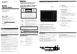 Preview for 1 page of Sony ICF-9740W Operating Instructions