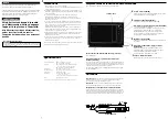 Preview for 2 page of Sony ICF-9740W Operating Instructions