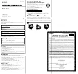 Sony ICF-B05W Operating Instructions preview