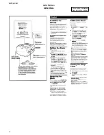 Предварительный просмотр 4 страницы Sony ICF-C112 Service Manual