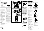 Sony ICF-C11iP Reference Manual preview