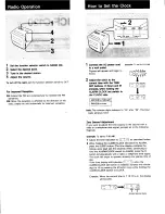 Preview for 2 page of Sony ICF-C120 Primary Operating Instructions