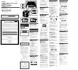 Preview for 1 page of Sony ICF-C143 Operating Instructions