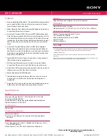 Preview for 2 page of Sony ICF-C1iP Specifications