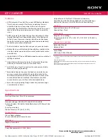 Preview for 2 page of Sony ICF-C218WHITE Specifications