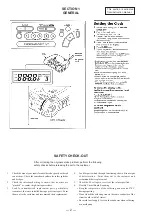 Предварительный просмотр 2 страницы Sony ICF-C253 Service Manual