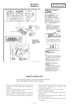 Предварительный просмотр 2 страницы Sony ICF-C255RC - Auto Time Set Clock Radio Service Manual