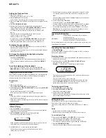 Preview for 4 page of Sony ICF-C273 - Fm/am Clock Radio Service Manual