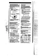 Предварительный просмотр 18 страницы Sony ICF-C703 - Am/fm Clock Radio Operating Instructions Manual