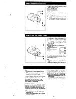 Preview for 3 page of Sony ICF-C710 Operating Instructions