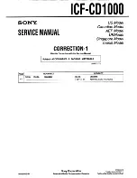 Предварительный просмотр 43 страницы Sony ICF-CD1000 Service Manual