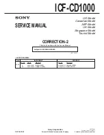 Предварительный просмотр 44 страницы Sony ICF-CD1000 Service Manual