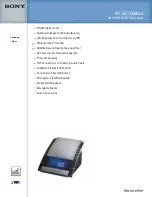 Sony ICF-CD7000BLK Manual предпросмотр