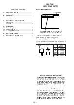 Предварительный просмотр 2 страницы Sony ICF-CD820 - Cd/am/fm Stereo Clock Radio Service Manual