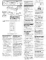 Preview for 3 page of Sony ICF-CS10iP DREAM MACHINE Operating Instructions