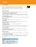 Sony ICF-CS15iPN Specifications preview