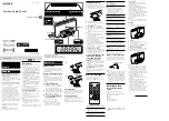 Sony ICF-DS15iPN Reference Manual preview