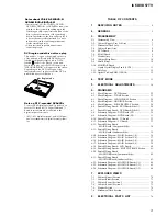 Preview for 3 page of Sony ICF-DVD57TV - Dvd Tv Clock Radio Service Manual