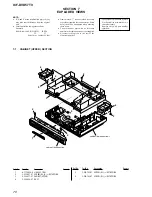 Предварительный просмотр 70 страницы Sony ICF-DVD57TV - Dvd Tv Clock Radio Service Manual