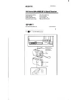 Preview for 1 page of Sony ICF ICF-SW11 Operating Instructions Manual