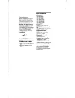 Preview for 6 page of Sony ICF ICF-SW11 Operating Instructions Manual