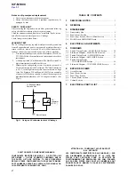 Предварительный просмотр 2 страницы Sony ICF-M1000 Service Manual