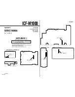 Предварительный просмотр 29 страницы Sony ICF-M1000 Service Manual