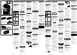 Preview for 2 page of Sony ICF-M33RDS Operating Instructions