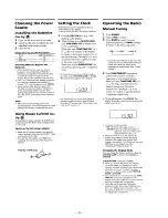 Предварительный просмотр 4 страницы Sony ICF-M33RDS Service Manual