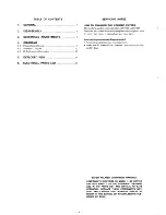 Предварительный просмотр 2 страницы Sony ICF-M760L Service Manual