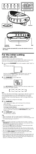 Предварительный просмотр 5 страницы Sony ICF-M88B User Manual