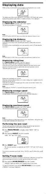 Предварительный просмотр 6 страницы Sony ICF-M88B User Manual