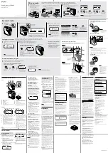 Preview for 2 page of Sony ICF-S80 Operating Instructions