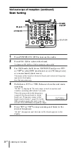 Preview for 20 page of Sony ICF-SW07 Operating Instructions Manual