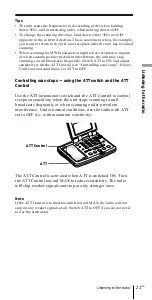 Preview for 21 page of Sony ICF-SW07 Operating Instructions Manual