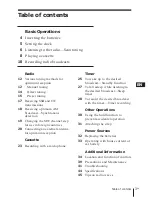 Preview for 3 page of Sony ICF-SW1000T Operating Instructions Manual