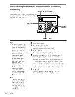 Preview for 14 page of Sony ICF-SW1000T Operating Instructions Manual