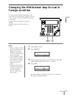 Preview for 19 page of Sony ICF-SW1000T Operating Instructions Manual