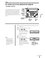 Preview for 25 page of Sony ICF-SW1000T Operating Instructions Manual