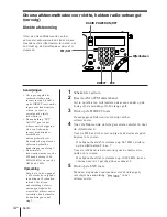 Preview for 190 page of Sony ICF-SW1000T Operating Instructions Manual