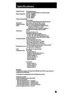 Предварительный просмотр 73 страницы Sony ICF-SW1005 Operating Lnstructions